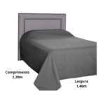 Colcha Cama De Solteiro Padrão Piquet Cobre Leito 1,40x2,20m