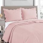 Colcha Camesa Duque Casal 03 Peças Rose