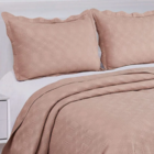 Colcha Camesa Duque Casal 03 Peças Rose