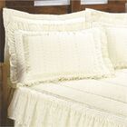 Colcha Casa Show Lese Casal King Com Babado Duplo 07 Peças -