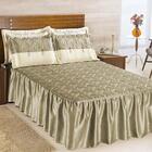 Colcha Casal Aline 5 Peças Bronze