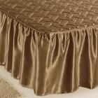 Colcha Casal Aline 5 Peças Ouro Velho