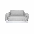 Colcha Casal Cobre Leito Buddemeyer 2,30m X 2,50m Cinza