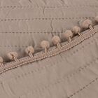 Colcha Casal Cobre Leito Pompom 220x240 3 Pç Camesa Cor Bege