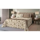 Colcha Casal Floral 100 Algodão Teka