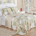 Colcha Casal King Bouti 3 Peças Verde
