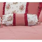 Colcha Casal King Lírio 05 Peças Com Almofada - Rosê