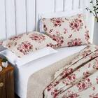 Colcha Casal Padrão Bouti Sorelle Dupla Face Estampada 3 Peça
