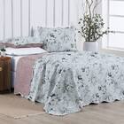 Colcha Casal Padrão Bouti Sorelle Dupla Face Estampada 3 Peça