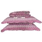 Colcha Casal Patchwork Sultan 3 Peças Realce Top Microfibra K