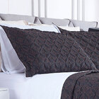 Colcha Casal Queen 3 Peças Preto 2,40m X 2,55m Com Porta Trav