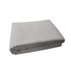 Colcha Casal Teka Genova Piquet Favo Cinza 100% Algodão