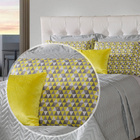 Colcha Chevrom Beauty Queen 6 Peças Cinza Casa Dona