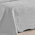 Colcha Cinza Casal Padrão Bouti Dupla Face Matelada Ultrassôn