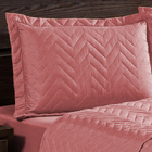 Colcha Clean Dupla Face 3pçs Casen Casal Queen Rosé