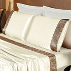 Colcha Cobre Leito Africa Queen 9 Peças Cetim Charmousse - Pa