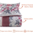 Colcha Cobre Leito Altenburg Queen 3 Peças Malha 100% Algodão