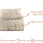 Colcha Cobre Leito Altenburg Solteiro 2 Peças Malha 100% Algo