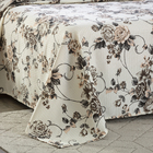 Colcha Cobre Leito Cama Queen Kit 3 Peças Firenze Tecido Piqu