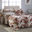 Colcha Cobre Leito Cama Queen Kit 3 Peças Firenze Tecido Piqu