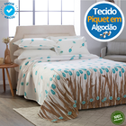 Colcha Cobre Leito Cama Queen Kit 3 Peças Firenze Tecido Piqu