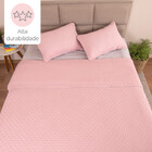 Colcha Cobre Leito Casal Kit 3 Peças Dupla Face Micro Percal