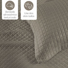 Colcha Cobre Leito Casal Kit 3 Peças Dupla Face Microfibra So