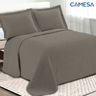 Colcha Cobre Leito Casal Kit 3 Peças Dupla Face Microfibra So