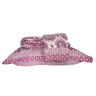 Colcha Cobre Leito Casal Microfibra Sultan 3 Peças Realce Top