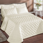 Colcha Cobre Leito Colossal Queen Com Lese 3 Peças - Palha -