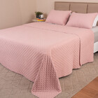 Colcha Cobre Leito King Kit 3 Peças Dupla Face Micro Percal M