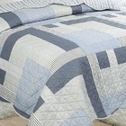 Colcha Cobre Leito Patchwork King Jacob Realce Premium