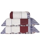 Colcha Cobre Leito Patchwork King Logan Realce Premium