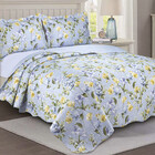 Colcha Cobre Leito Queen 3 Peças Dupla Face Estampada Emcompr