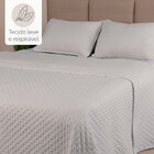 Colcha Cobre Leito Queen Kit 3 Peças Dupla Face Micro Percal