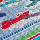 Colcha Cobre Leito Solteiro Infantil 2 Peças Avião