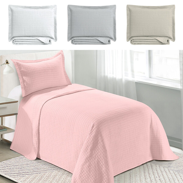 Colcha Cobre Leito Solteiro Kit 2 Peças Dupla Face Microfibra