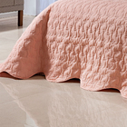 Colcha Cobre Leito Super King 200 Fios Com Fronha 100% Algodã