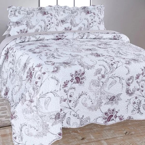 Colcha Cobre Leito Ultrassonic Dupla Face Estampada King 280x