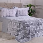 Colcha Com Porta Travesseiros Solteiro 200 Fios Dupla Face Ex