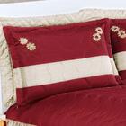 Colcha Daniela Casal C/ Laços 3 Peças Vermelho