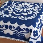 Colcha De Casal Chenille Canelada Com Franjas Florida Jolitex