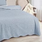 Colcha De Casal Microfibra marrocos Azul 3 Peças - Camesa