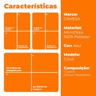 Colcha De Casal Microfibra marrocos Azul 3 Peças - Camesa