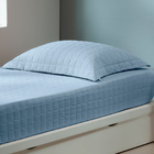 Colcha De Elástico Solteiro 100% Algodão C/porta Travesseiro