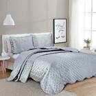 Colcha De Solteiro Satin 160x230 Cinza