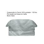 Colcha De Solteiro Satin 160x230 Cinza