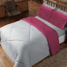 Colcha Dupla Face 6 Pçs Casal Queen Casen -  Lençol Incluso B