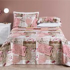 Colcha Essencial Casal King 3 Peças Dupla Face -  Rosê