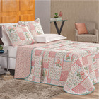 Colcha Essencial Casal Padrão 3 Peças Dupla Face -  Lidian